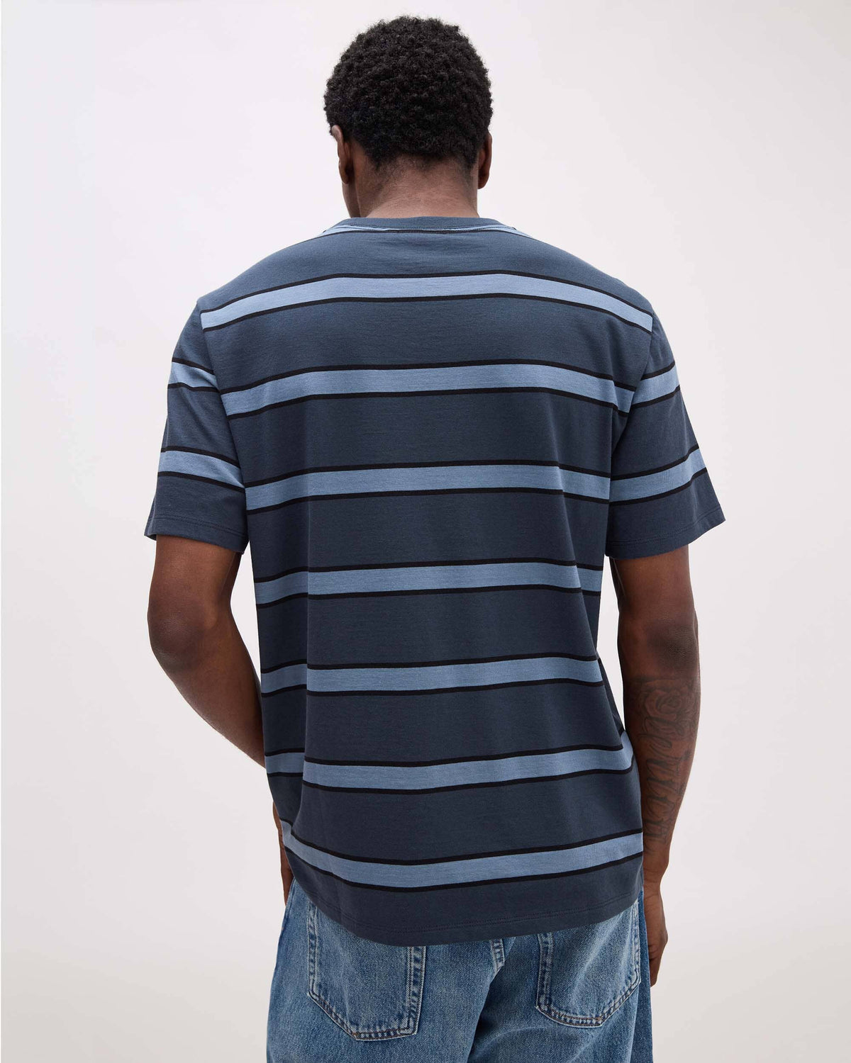 Men's Striped Pima Tee