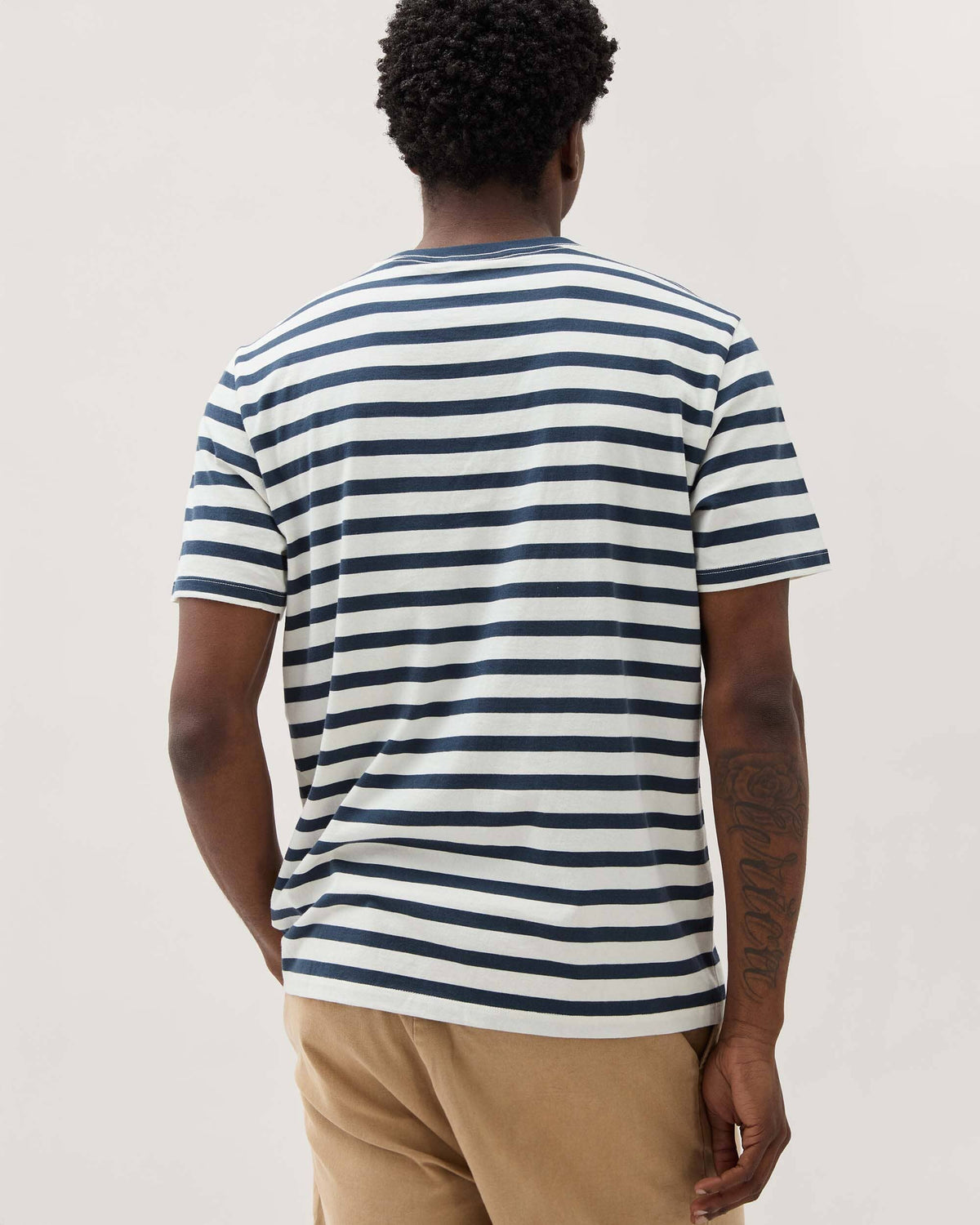 Men's Striped Pima Tee