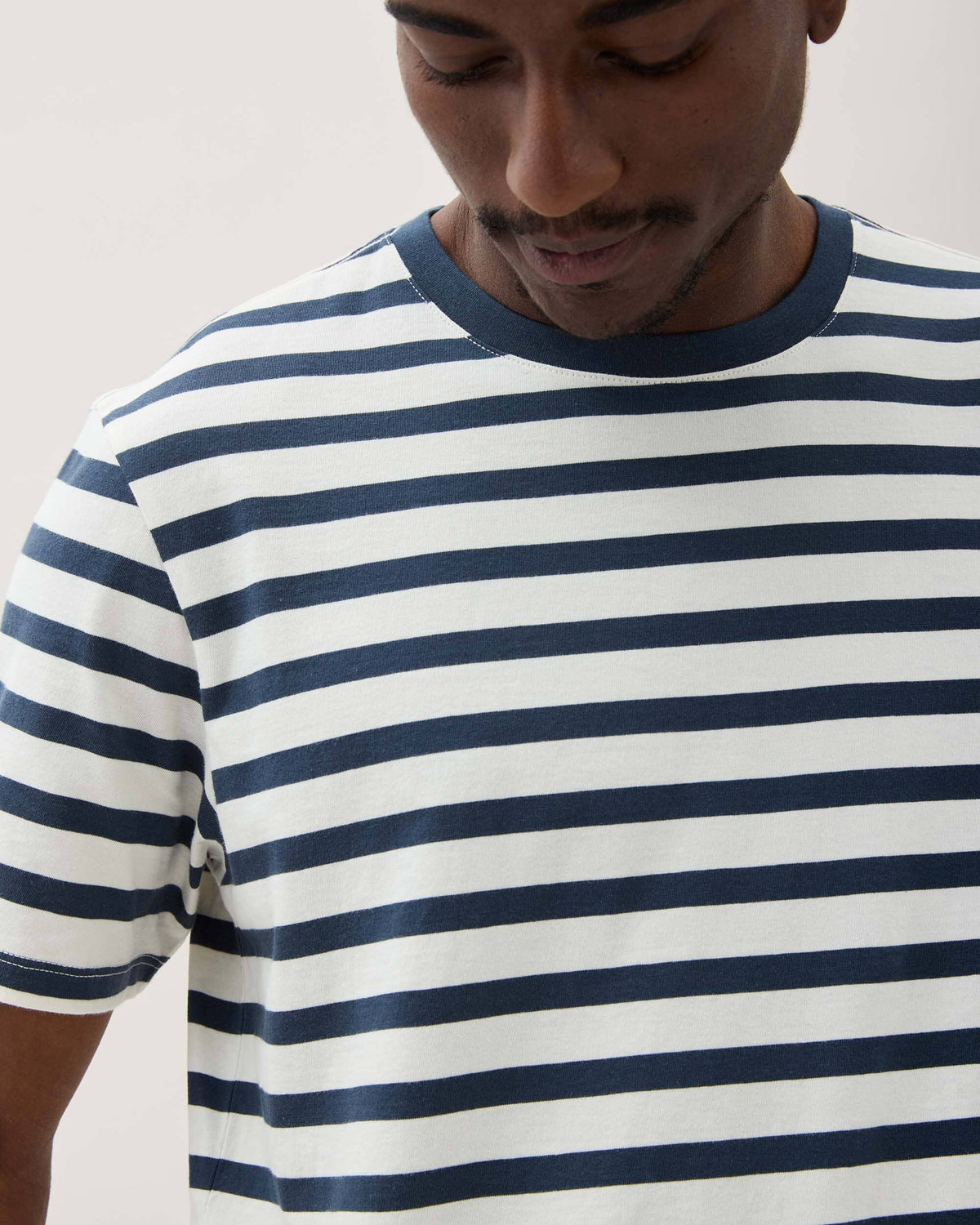 Men's Striped Pima Tee