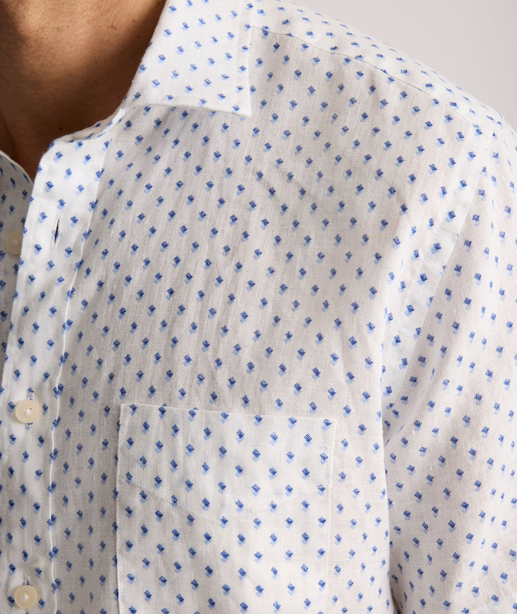 Linen Short-Sleeve Dixon Shirt